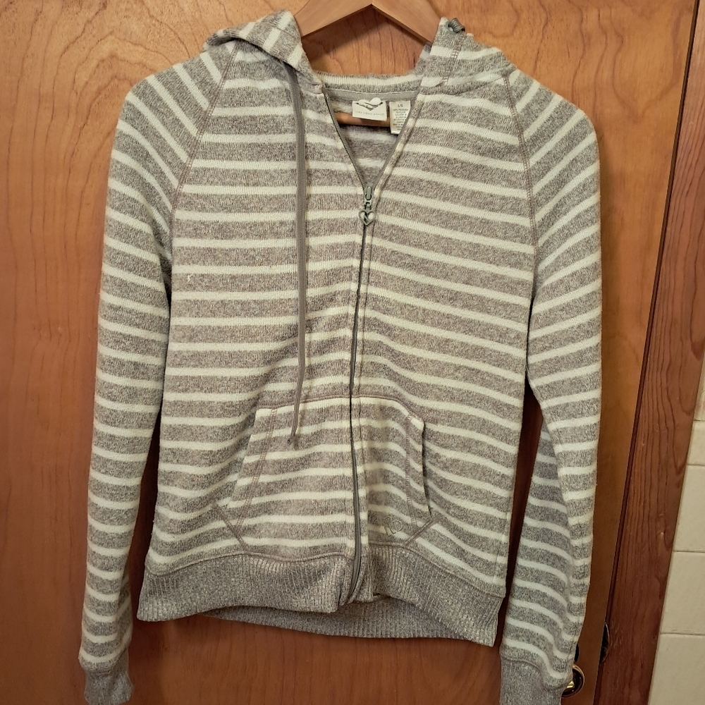 Live Love Gameday Y2K Gray and White Hoodie